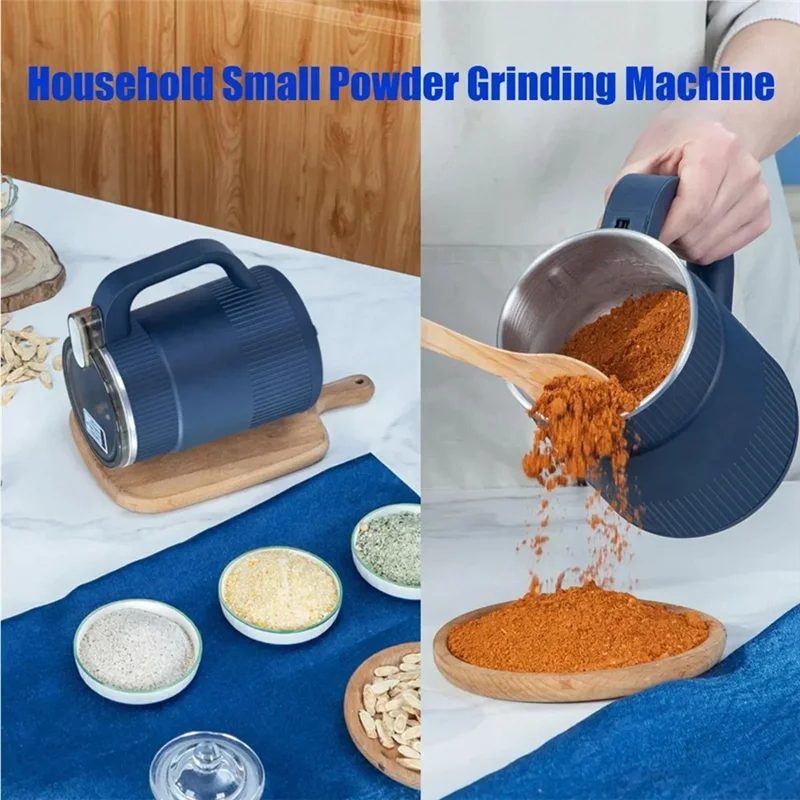 

P4-Electric Coffee Grinder 500Ml Beans Grain Grinder Mill Household Stainless Steel Grind Machine For Kitchen
