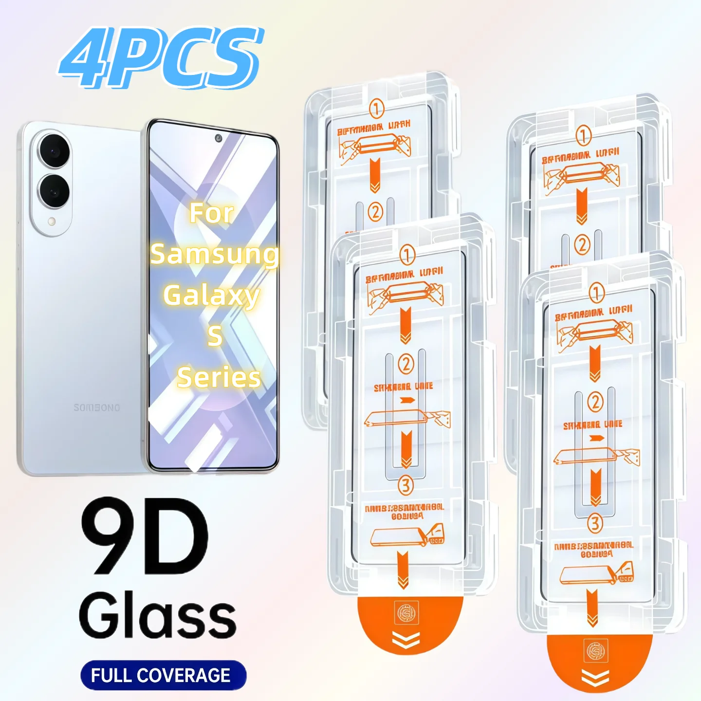 

4-Pack HD Tempered Glass Screen Protector with 9H Hardness for Galaxy S26/S26 Plus/S26 Ultra/S25/S24/S23/S22 /S21Series