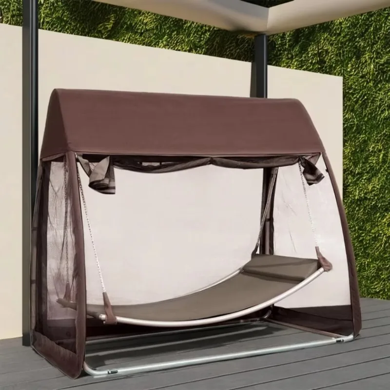 Outdoor hanging swing hammock tent with mosquito net