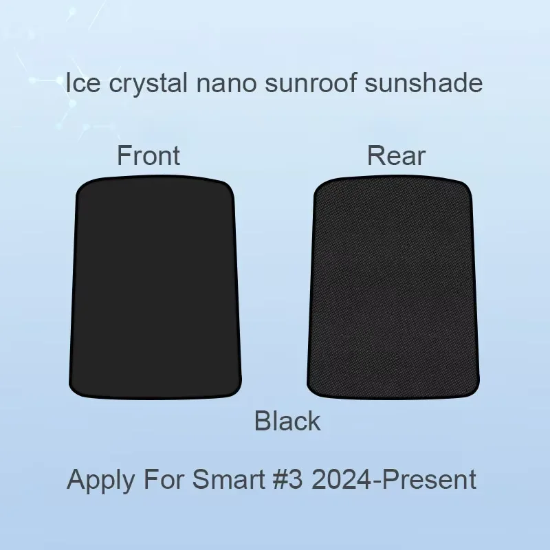 20sets Car Ice Crystal Sunroof Sunshade For SMART #3 2024 2025 2026 Skylight Roof Heat Insulation Shading Auto Accessory
