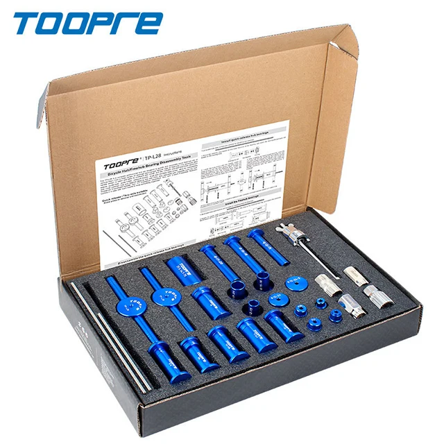 TOOPRE Fiets Quick Release Steekas Hub Lager Pers Set Fietslager Installatie Removal Tool Lager Hub Montage Tool