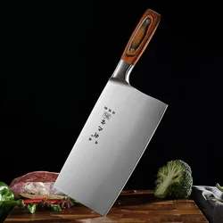 Stainless Steel Kitchen Cleaver Knife Dual-purpose Slicing Chopping Knife Stainless Chef's Slicing Knives coltello tascabile