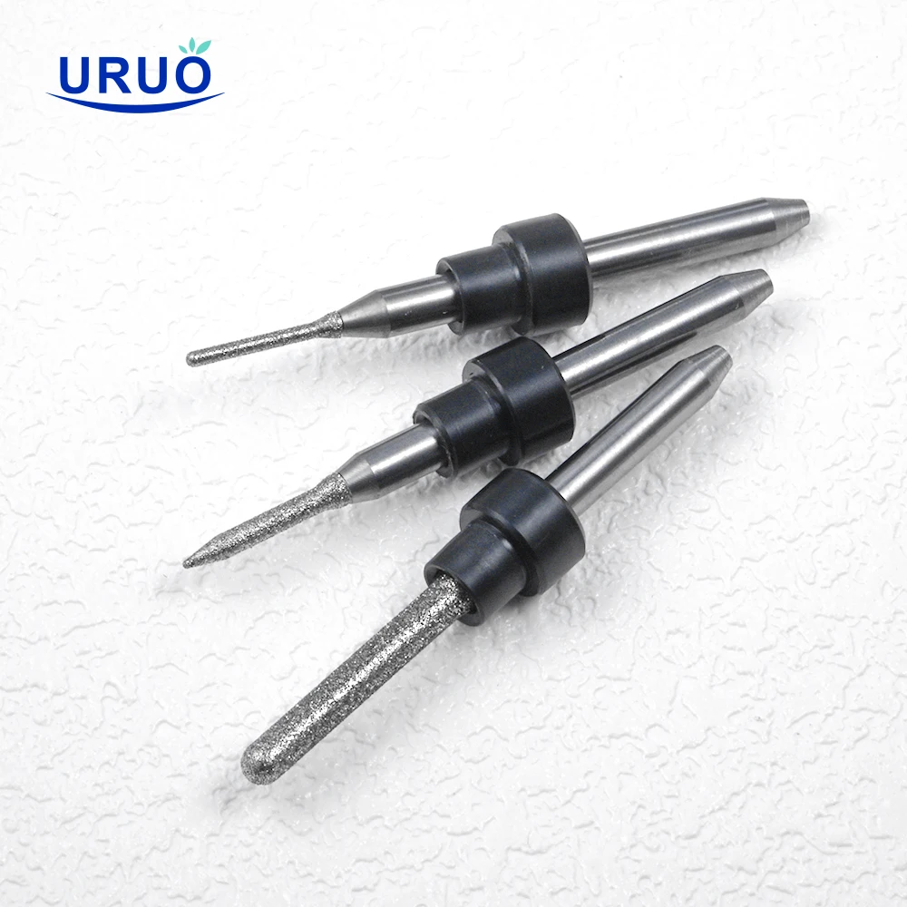 Dental Milling Burs for Roland Lithium Disilicate Cutters use in CAD CAM Milling Machine D3-2.5/1.0/0.6 Cutting Drills