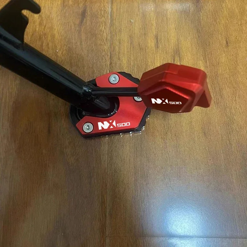 لهوندا NX500 NX 500 nx500 2023-2025 + NX500 اكسسوارات دراجة نارية CNC الجانب حامل تكبير ودعم مسنده العمود مساعد #2