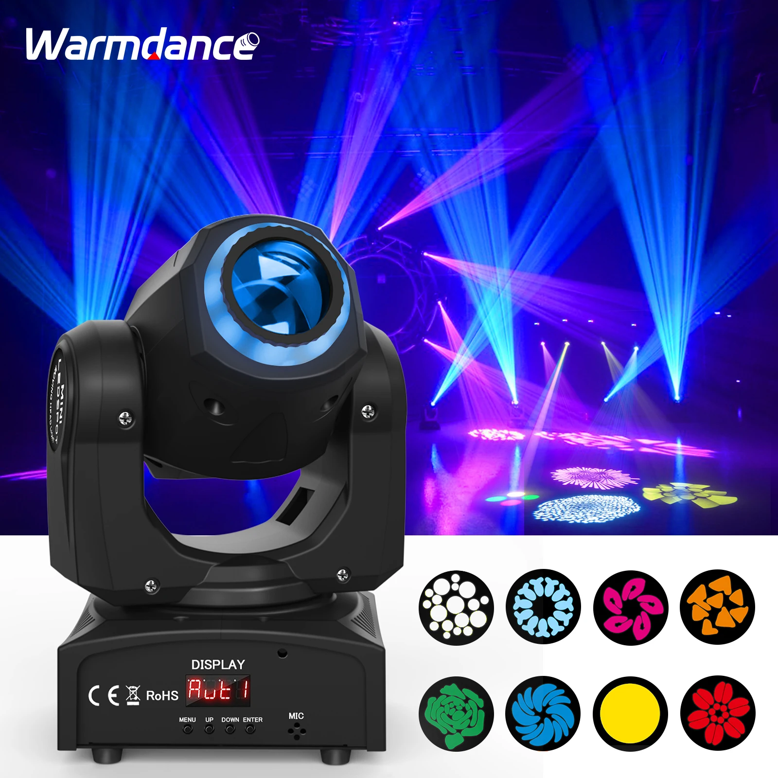 

RGB Moving Head Light Beam Mixing Color Stage Effect Lighting Projector for DJ Show Concert Party KTV Wedding Birthday