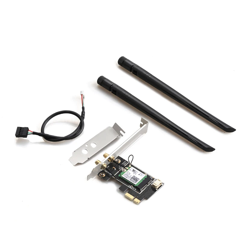 

802.11ax Беспроводная сетевая карта WiFi6 PCIE Dongle 3000M с беспроводным адаптером Intel AX200 для компьютера