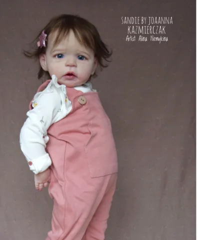 

Кукла Reborn St.Store 258 дюймов, модель Сэнди, готовая кукла как на фото, кукла-младенец девочка