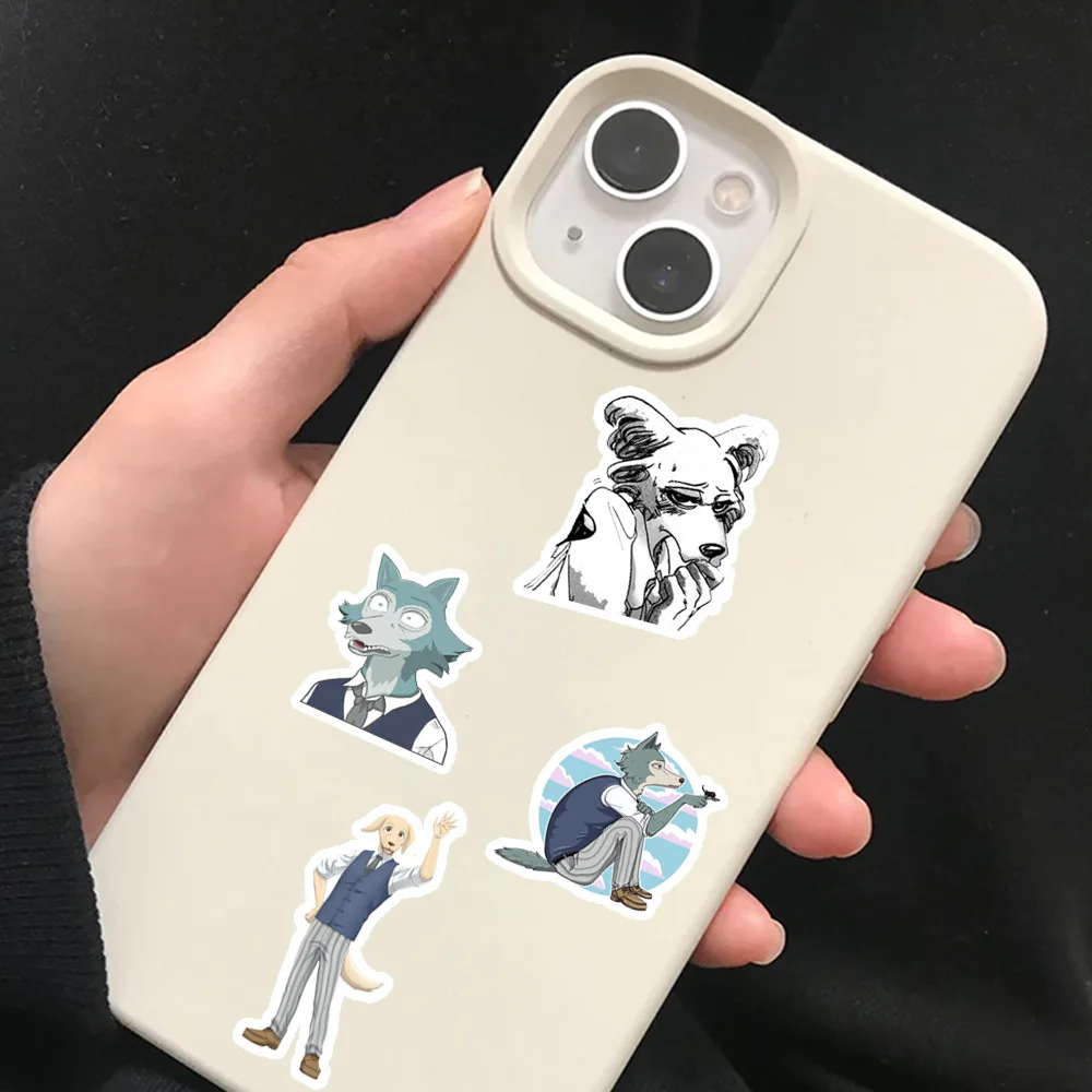 10/30/50PCS BEASTARS Stickers Dier Stijl Anime Graffiti Grappige Cartoon Sticker Kinderen Speelgoed Koffer Koelkast laptop Gitaar Auto Fiets