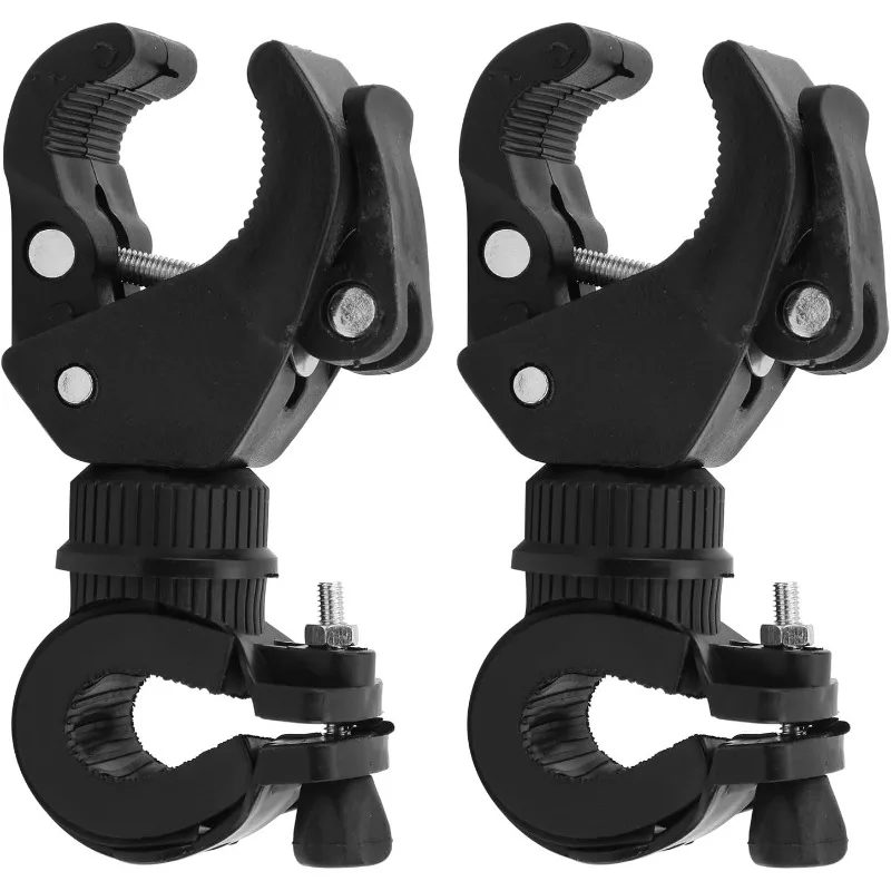 

2 Pack Bike Flashlight Holder, Universal Flashlight Mount Holder 360º Rotation, Mount Bicycle Mounting Bracket Flashlight Holder