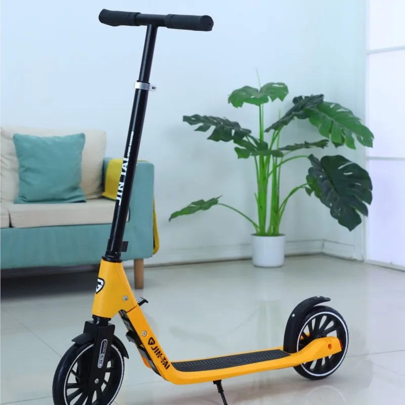 Foldable Portable Kick Scooter for Children and Teenagers One-Legged Scooter Big Two-Wheel City Work School Student Dropshipping