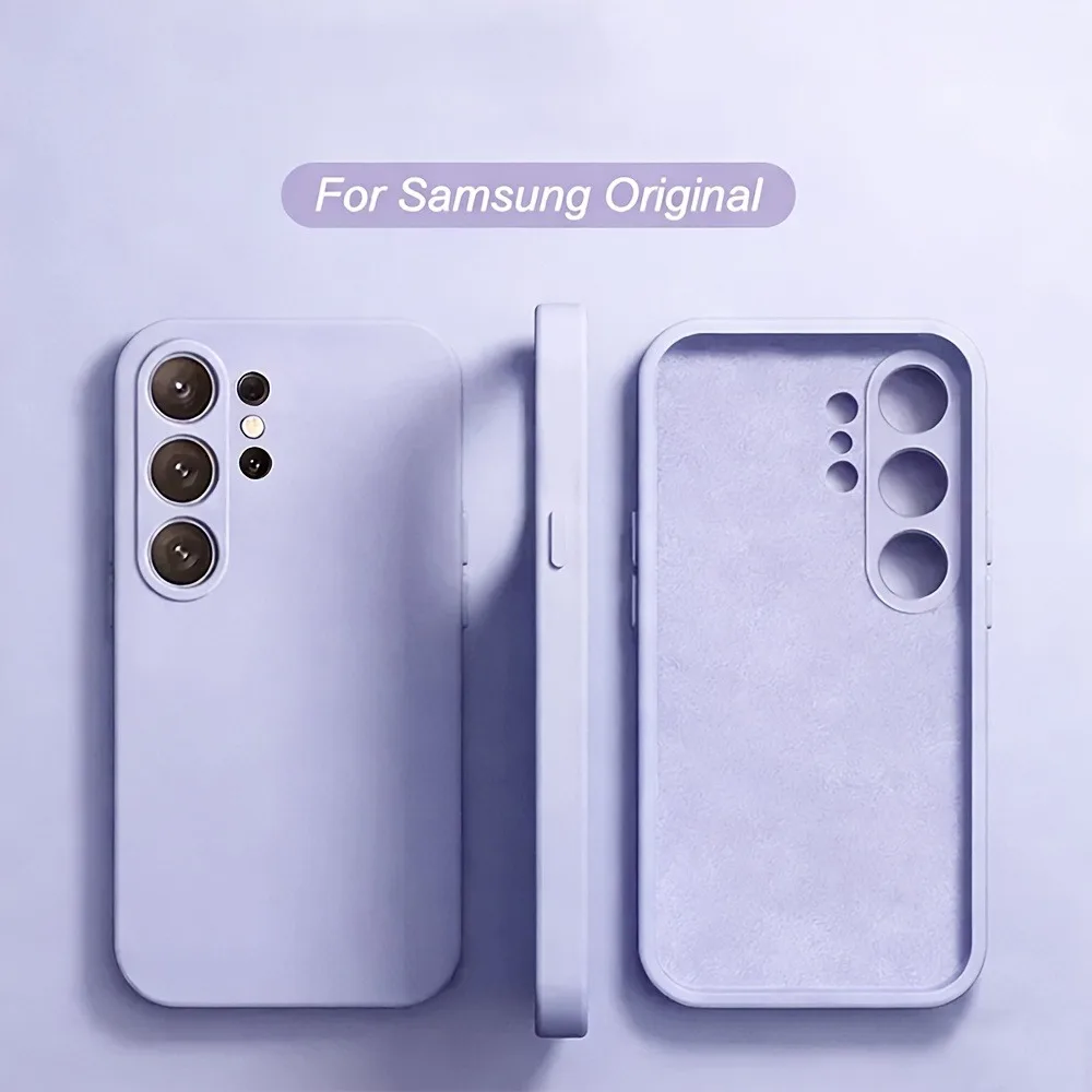 S26 Ultra Plus Hülle Flüssigsilikon Handyhülle für Samsung Galaxy S26 S25 S24 Ultra Plus S 26 Ultra Hüllen Stoßfeste Weiche Abdeckung – Detail 9
