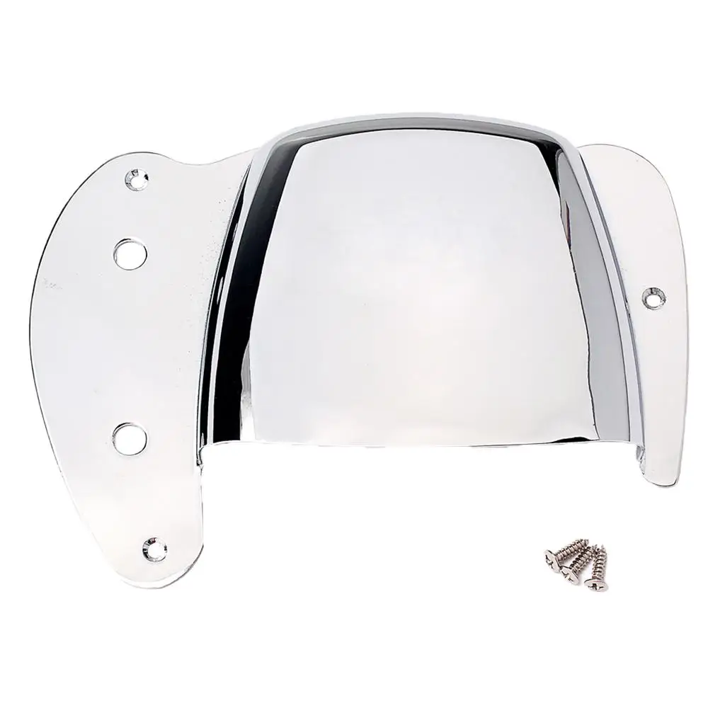 Finest Iron Bass Cover W/ Screws for Bass Accessory - Chrome