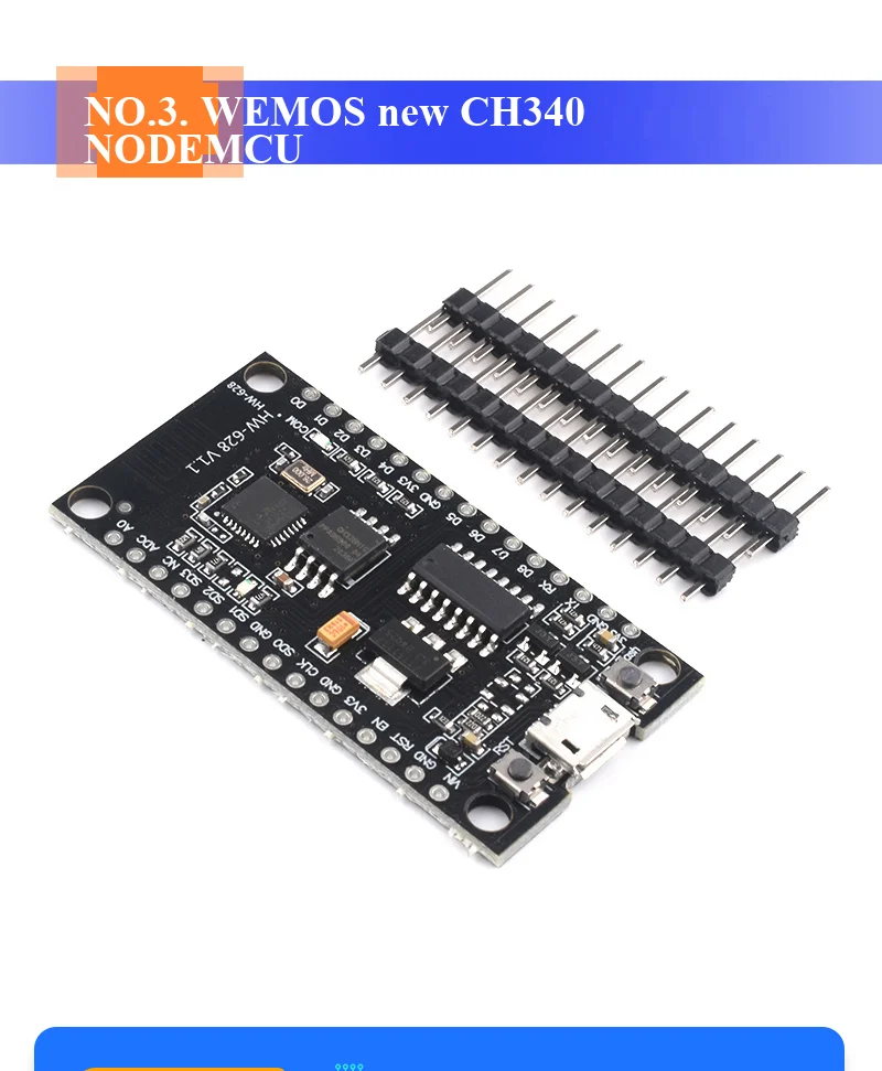 ESP8266 Serielles WIFI-Modul, CP2102/CH340, NodeMCU, Lua V3 IoT-Entwicklungsboard Ausgestattet mit 0,96-Zoll-Bildschirm / DHT11-Modul – Detail 16