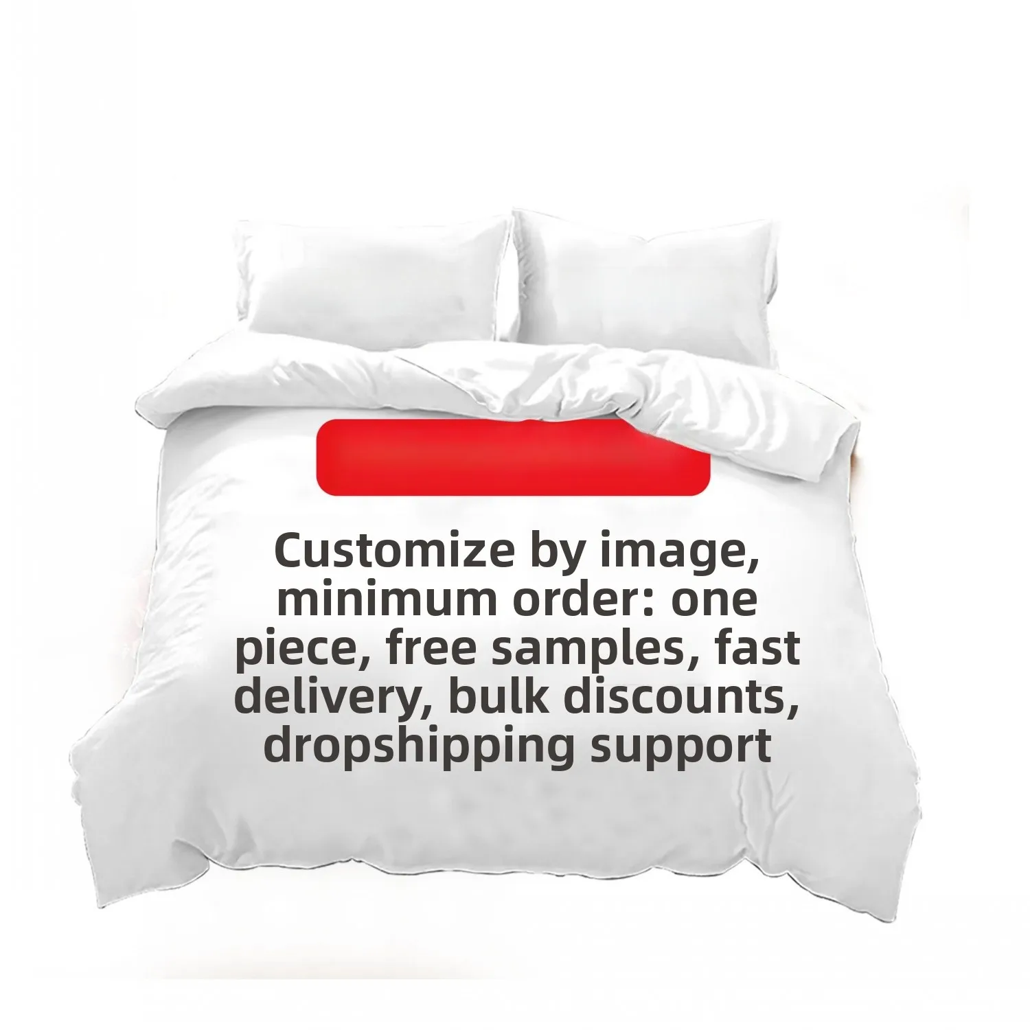 طقم أغطية سرير ثلاثي القطع عابر للحدود، قماش مخملي مع طباعة رقمية، غطاء لحاف وملاءة، طقم من أربع قطع ناعم ومريح للمنسوجات الم... #2