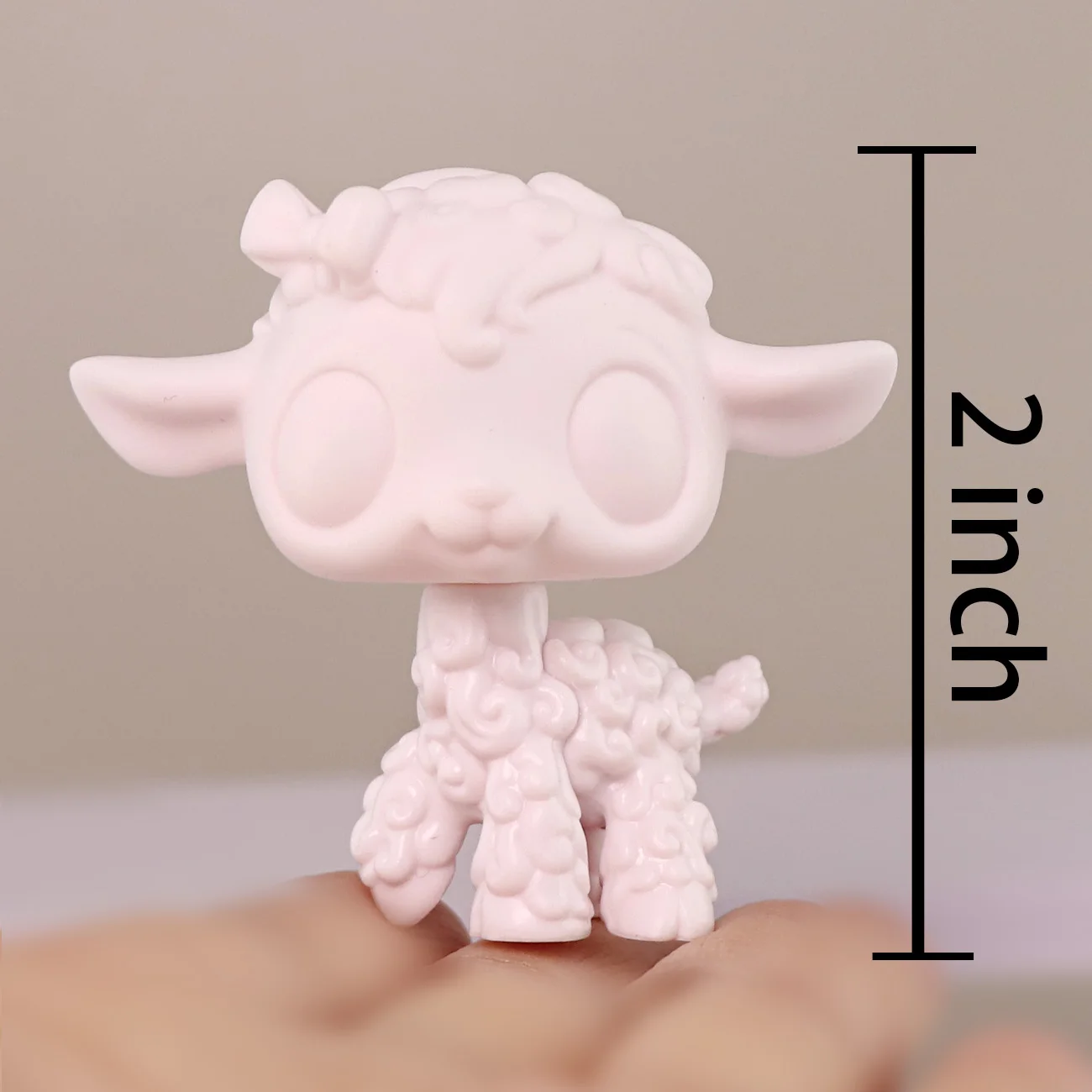 

LPS Minilpsshop Pet Shop Rare Animal White Base Sheep 103 DIY Paint Parent Child Interactive Toys Sending Boys and Girls Gifts