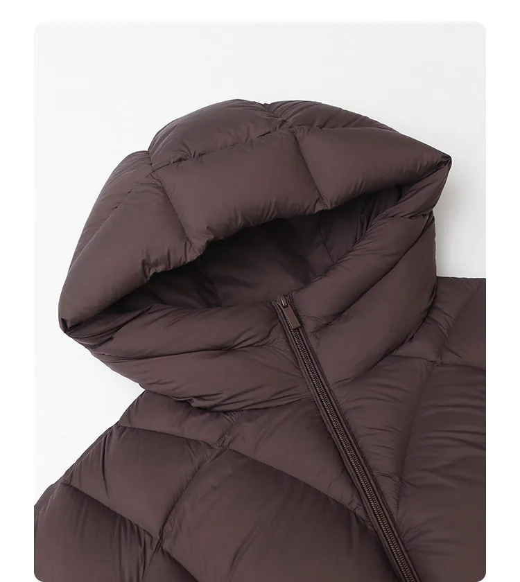 CHIC VEN Fashion Women Down Coats Solid Short Loose Casual Hooded Female Down Jacket 90 White Duck Down Autumn Winter 2025