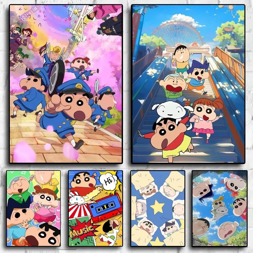 DIY Diamant-Malerei-Set Niedlicher Crayon Shin Chan Cartoon-Charakter Mosaik-Strass Wanddekoration Geschenkset für Erwachsene
