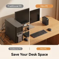 2026 New Mini PC Laptop Core N150 16GB RAM 1TB/2TB SSD WiFi6 BT5.2 4K HD Office & Gaming High Performance 5