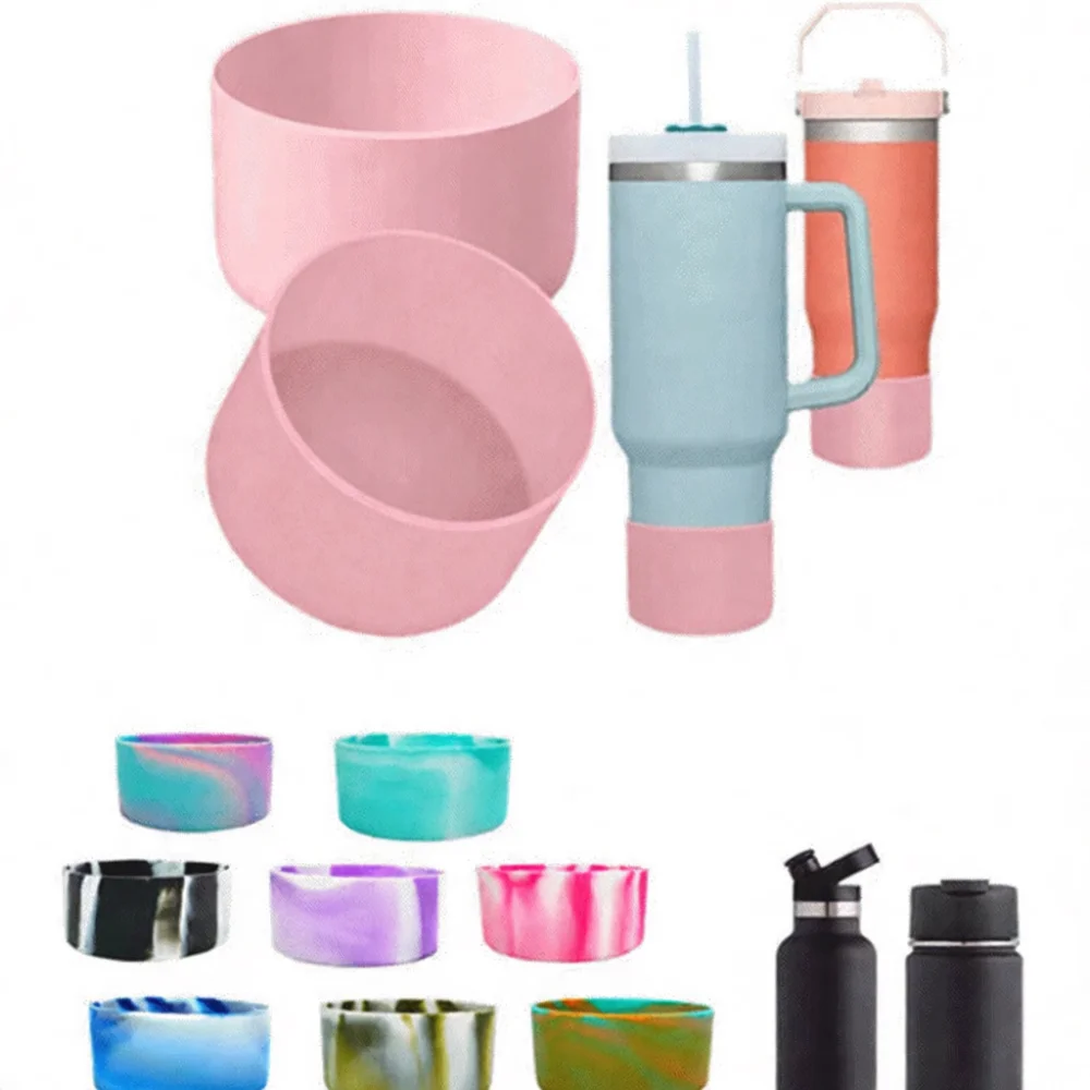 Protective Silicone Sleeve For 32oz 40oz Mug Bottom Anti Scratch Boot Cover Durable Rubber Base Shield For Travel Bottle
