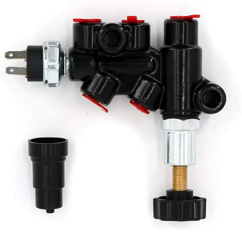 Brake Proportional Valve Set 260-13190 Adjustable Knob Proportioning Valve Kit Direct Replacement With Bracket 260-11179