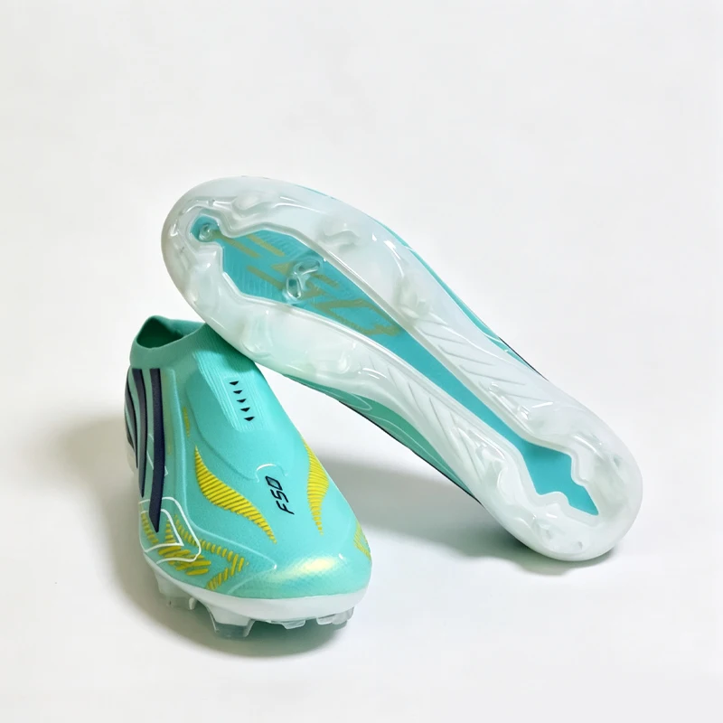 T477 Without-lace Premium Quality Mens Soccer Shoes TF/FG Training Football Sneakers  Turf Soccer Cleats Chuteira Campo 35-45