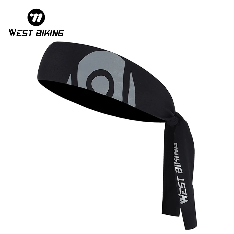 WEST BIKING Absorbent Cycling Headband Men Women Sweatband Yoga Hair Bands Non-slip Quick Dry Sports Running Fitness Hairband