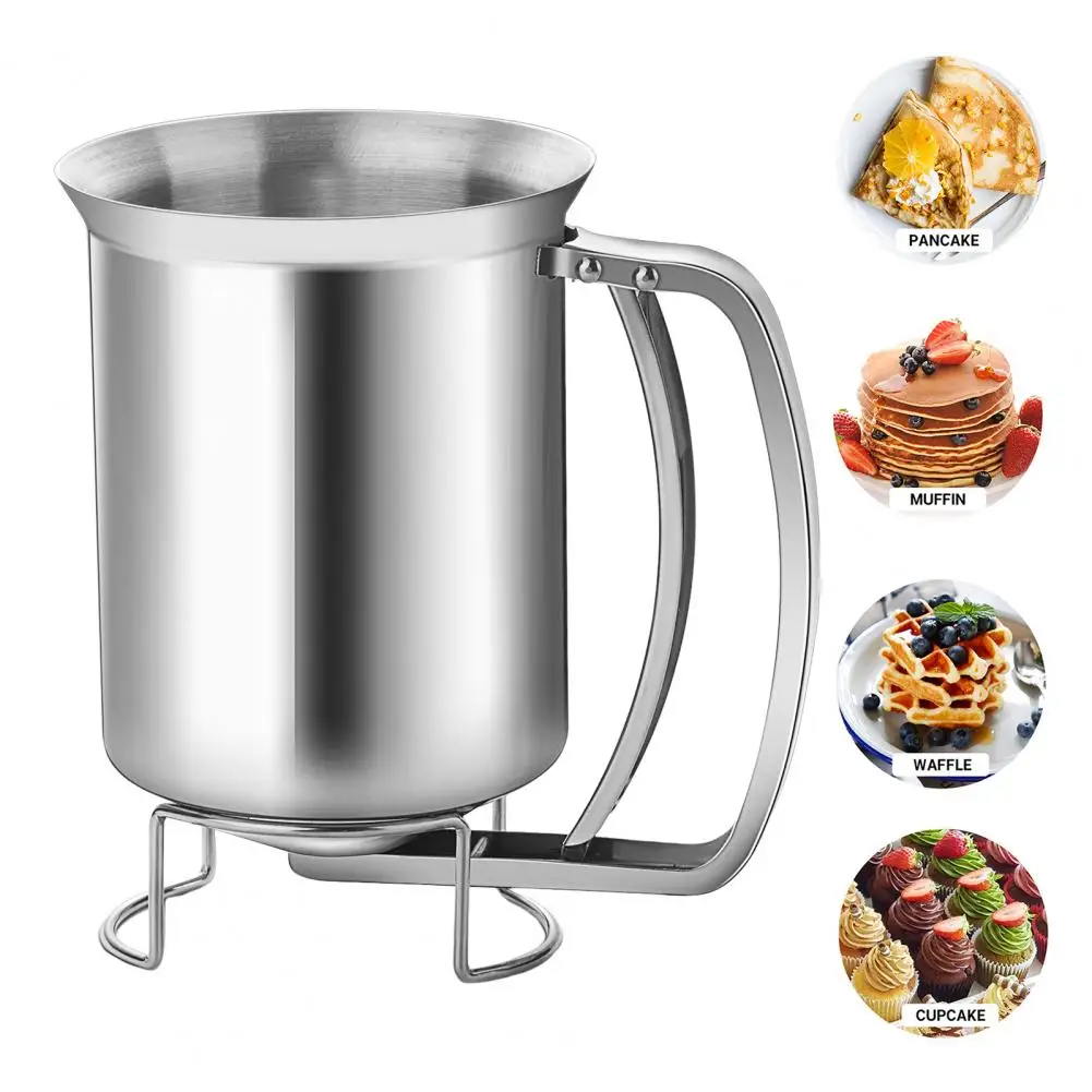 Pancake Dispenser Reliable Baking Accessory Durable Stainless Steel Pancake Batter Dispenser for Baking Enthusiasts for Waffles