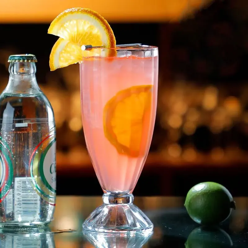 Party-Getränkebecher Elegantes Cocktailglas Dessertschale Hochwertiger Transparenter Eisbecher Mojito-Becher Milch-Saft-Kaltgetränkebecher