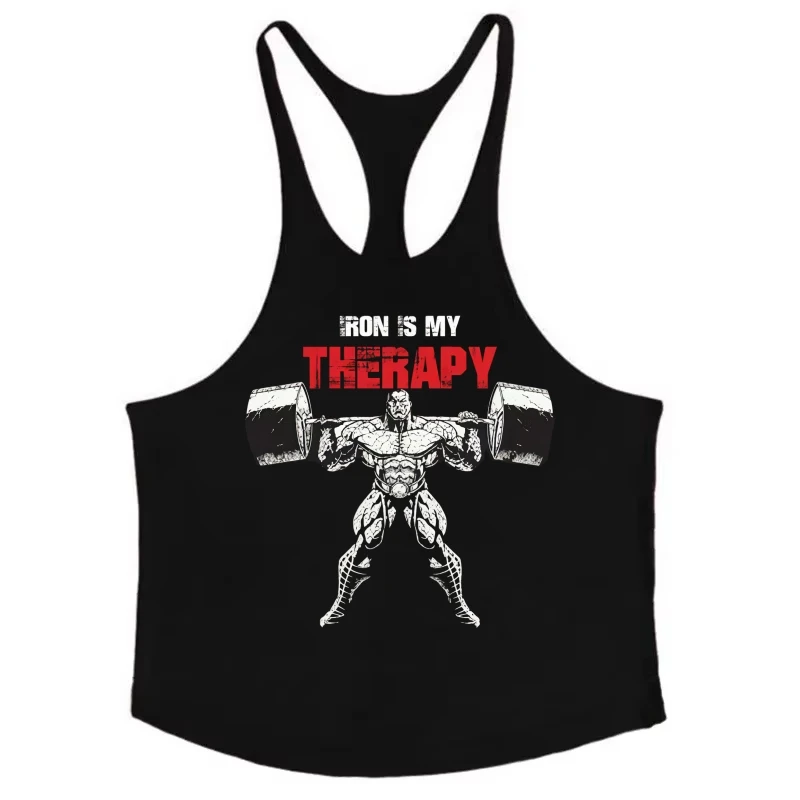 Training Stringer Tank Top for Men, Breathable Vest, Quick-Dry Sleeveless Gym Muscle Tank for Bodybuilding