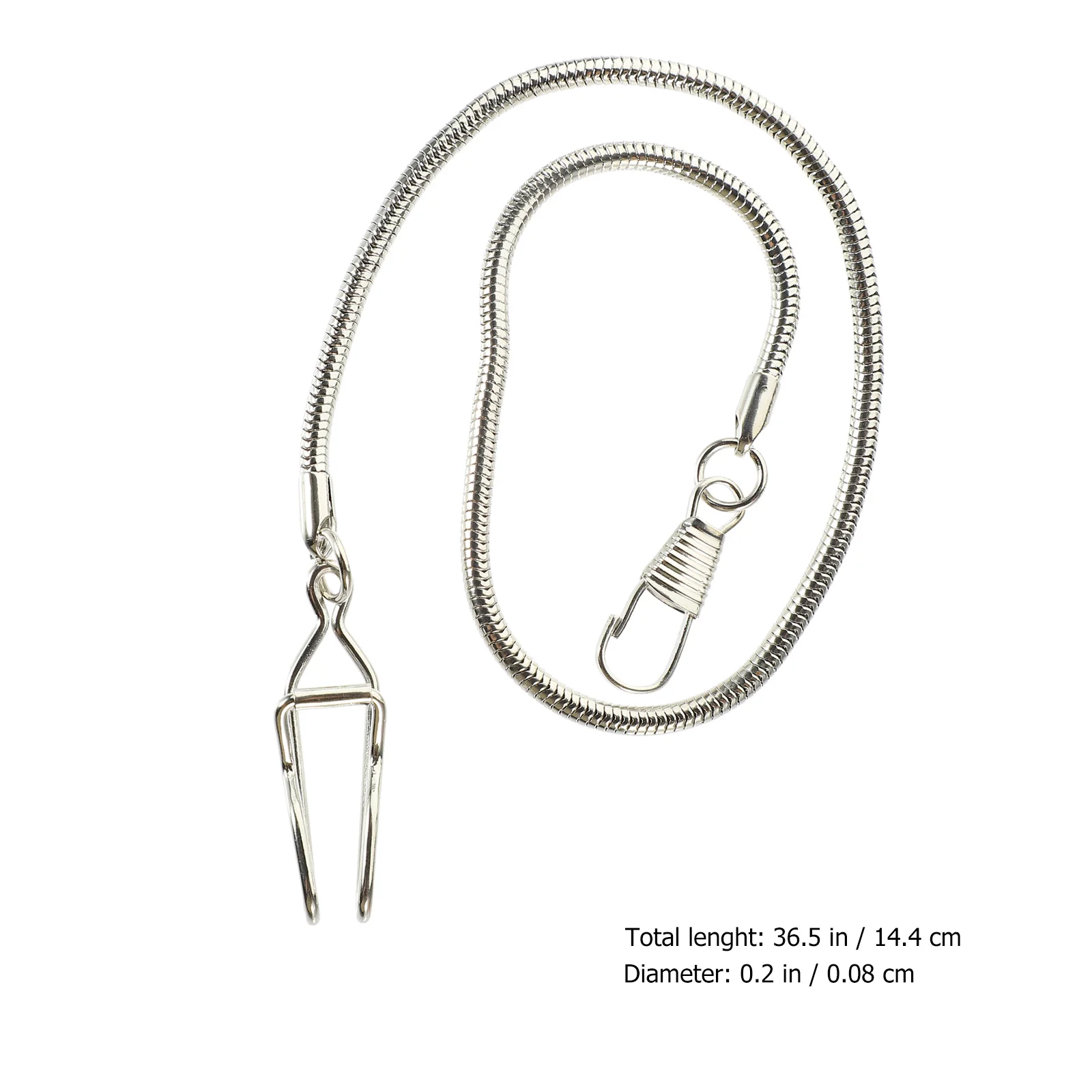 Alloy Pocket Watch Chains Chain Pendant Hanging For Watches Vest Jeans Long Durable Light Weight Formal Casual