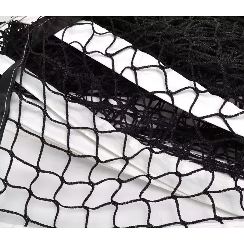 Portable Foldable Tennis Net Knotless PE Polyester Practice Net for Professional Players Training Portable Foldable Design