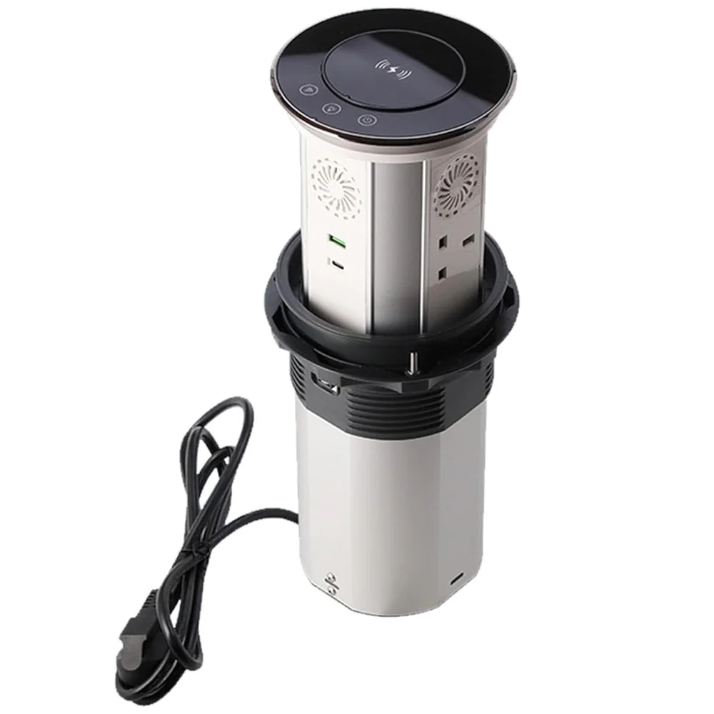 

Multi functional wireless socket for countertop lifting, suitable for living rooms, conference rooms, kitchens