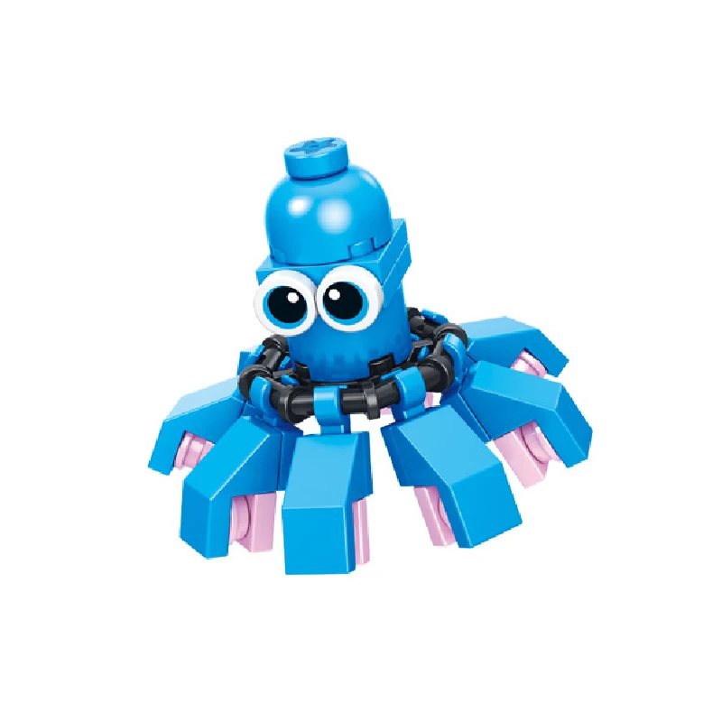 Tung sahur figure dessin animé blocs jouet tralalero tralala bombarde crocodile shimpanzini bananini figurines blocs de construction jouets