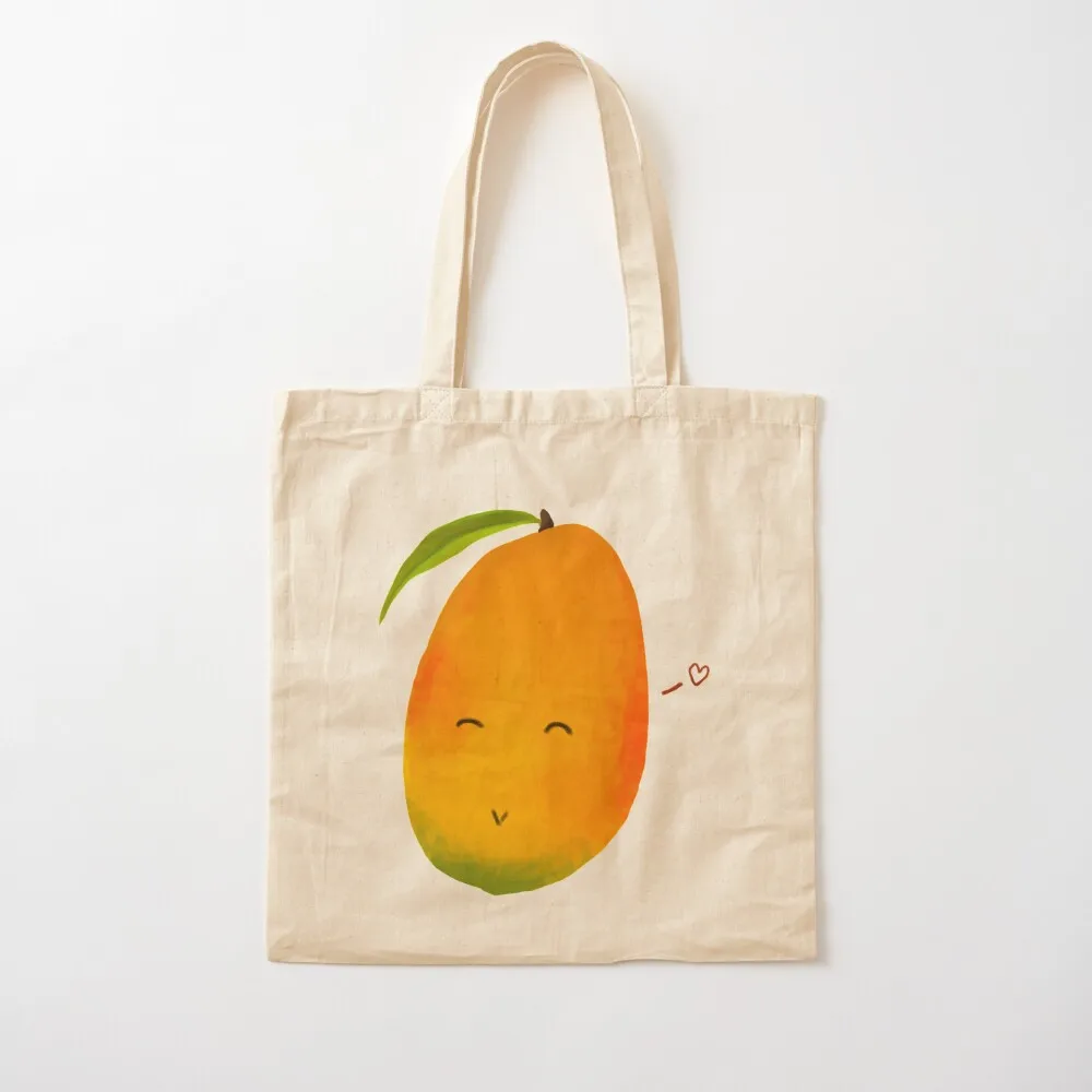 

Mango Of Love Tote Bag Canvas shoulder bag Women's beach bags Women's tote bag Canvas Tote