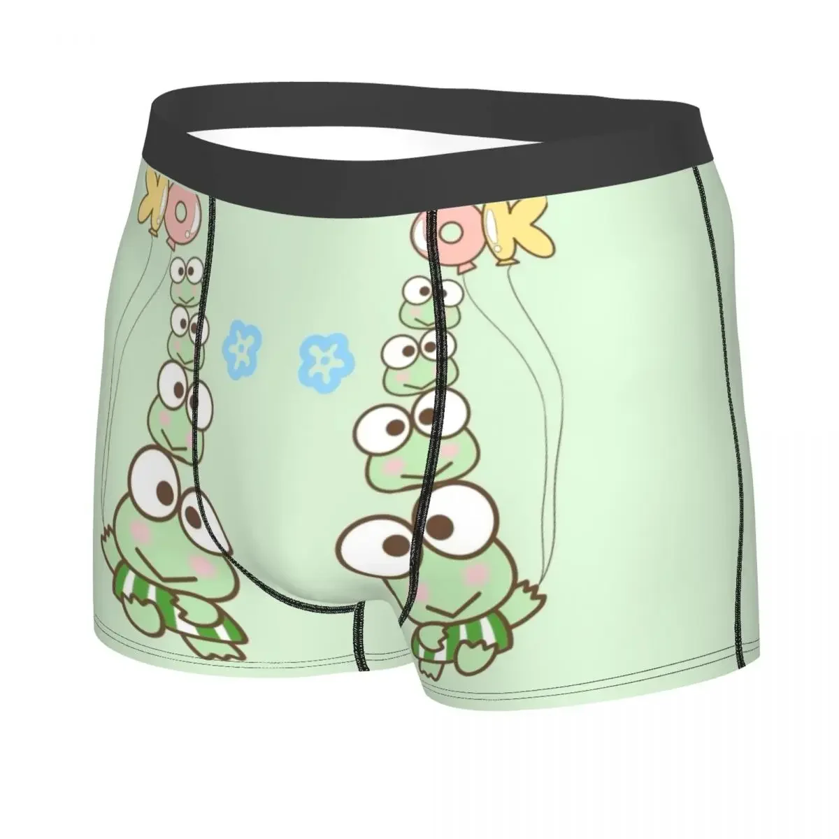 Custom Keroppi Front Boxer Shorts For Men 3D Print Underwear Panties Briefs Breathable Underpants