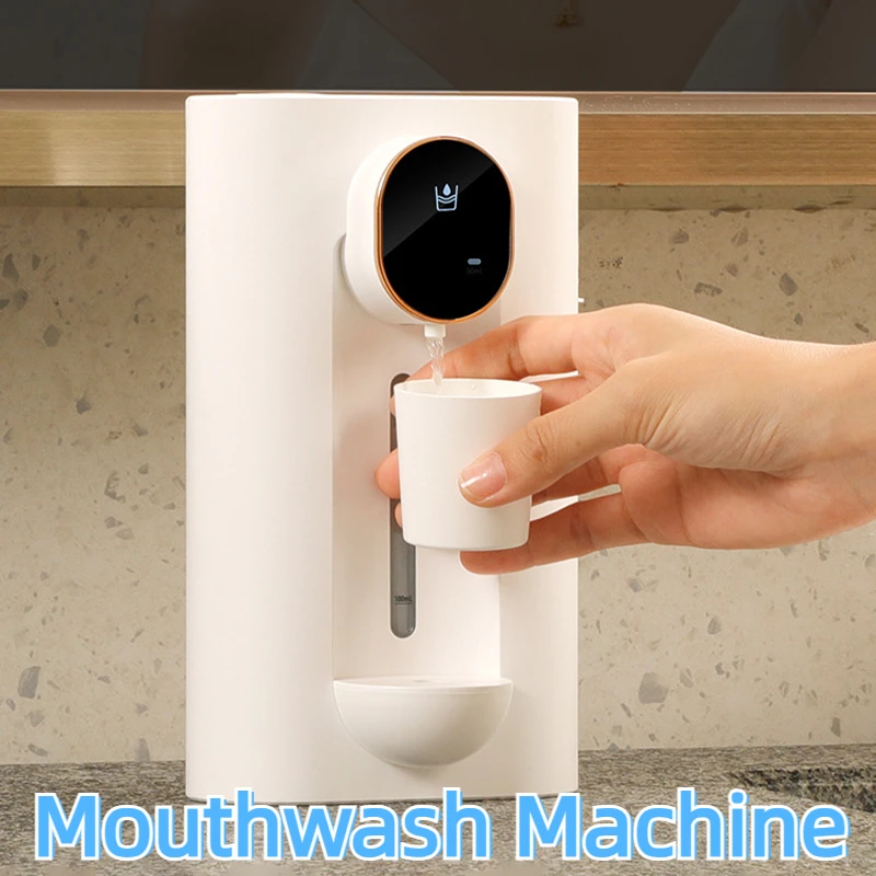 Automatic Mouthwash Machine Wall-Mounted 540ml Infrared Oral Cleansing Water Dispenser Soap Dispensers Bottle For Bathroom