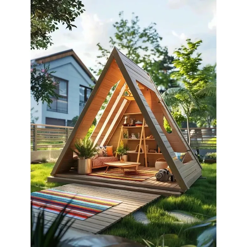 Triangle Shape Container House Tiny Home Prefab Wood Container House Hotel Living Room Hot Sale Container House for Australia