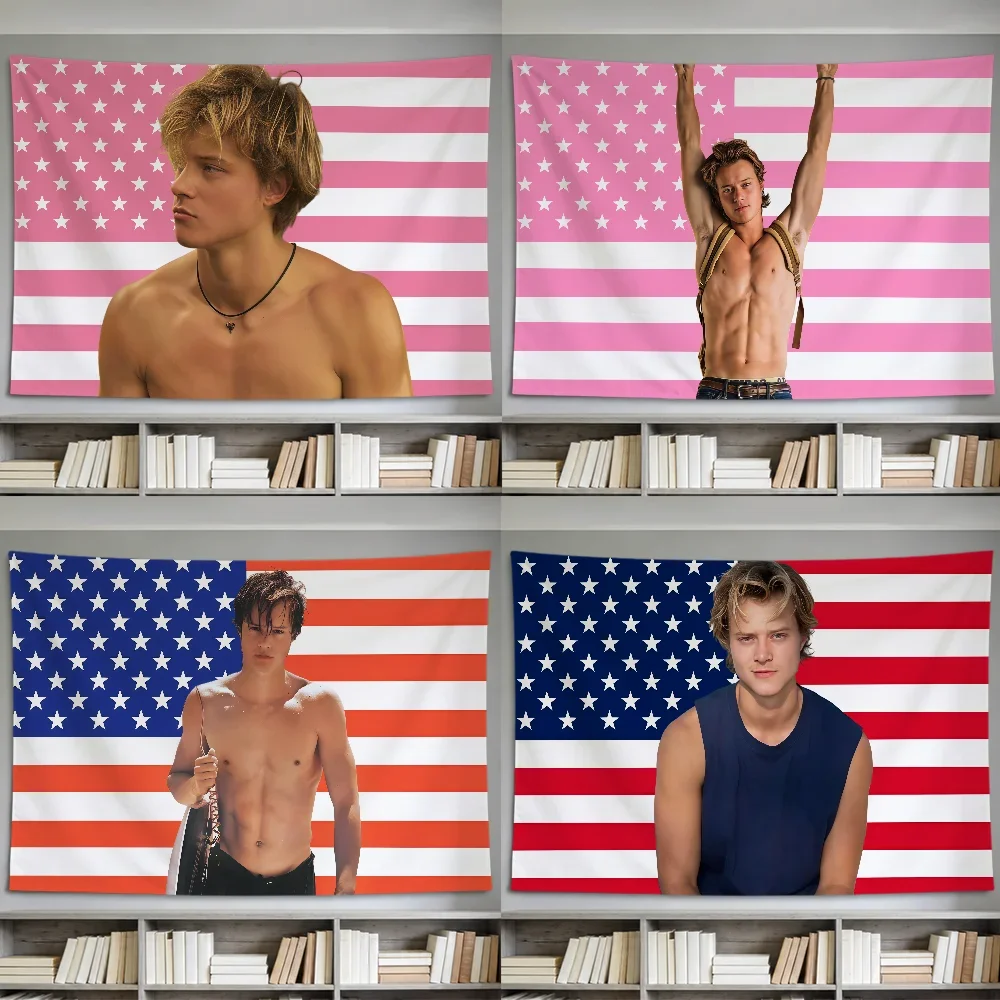 Tv Outer Banks JJ Maybank American Flag For Room Dorm Party Hogar Bedside Living Room Wall Hanging Garden Decor Banner Gift