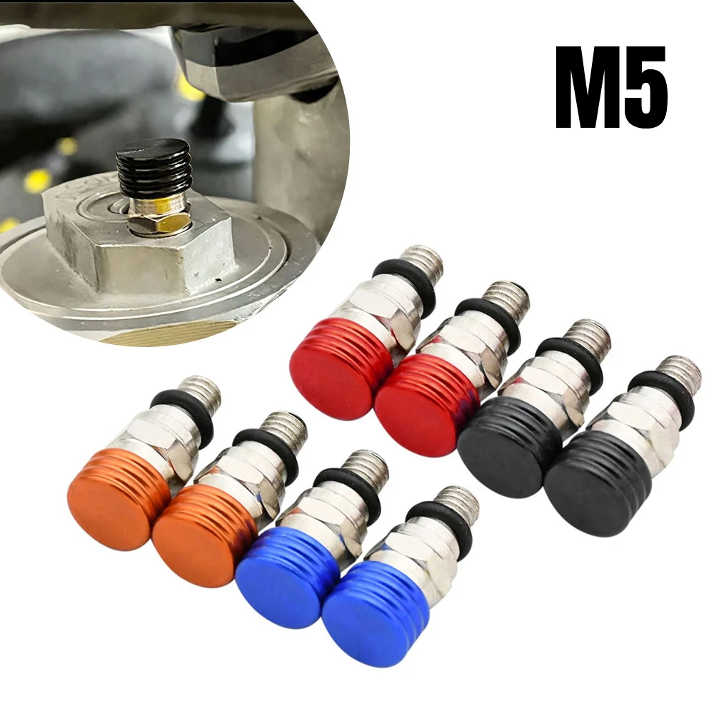 

2pcs For Honda Kawasaki Suzuki Off-road Motorcycle M5*0.8cm Fork Air Bleeder Valve Shock Absorber Air Release Screw Accessories