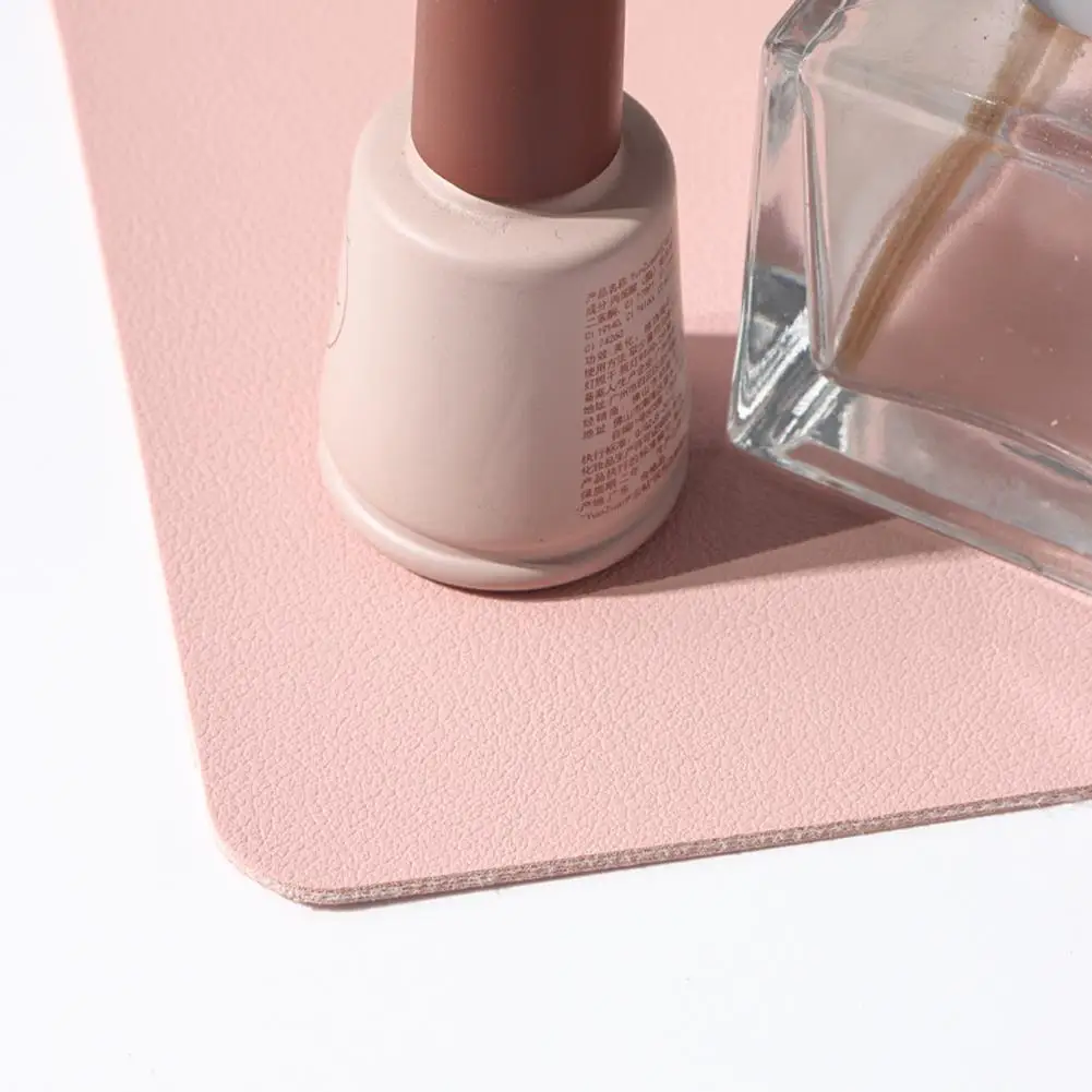 مسمار الفن الجدول حصيرة الوردي الجمال مسمار الوسادة الجلود لينة عرض مسمار الممارسة المضادة للانزلاق وسادة مسند الذراع الأظافر المألوف