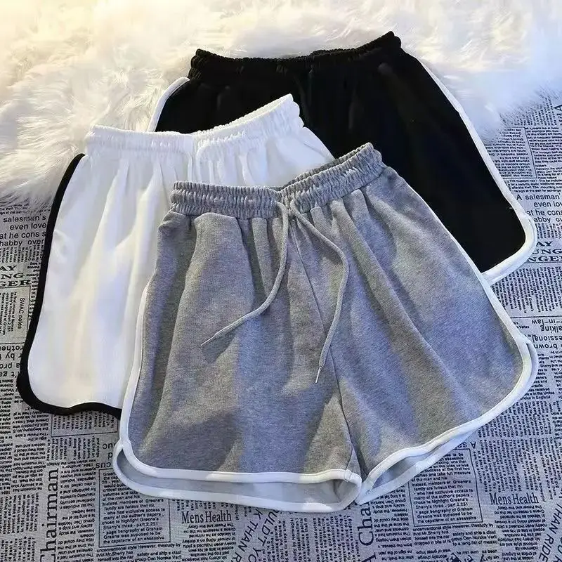 Ladies Girl Shorts Streetwear Female Women Fitness Joggers Sports Running Breathable Plus Size Short Pants Summer Casual Bottoms