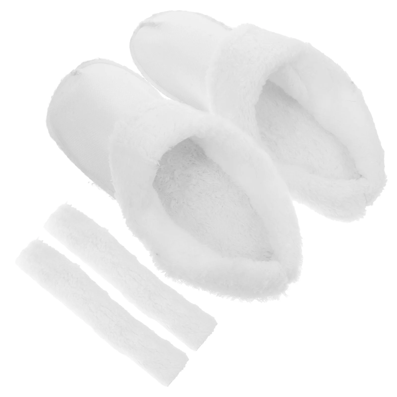 

Shoe Cleaner Kit Thermal Cover Fluffy Slippers Heel Protectors Thicken Plush