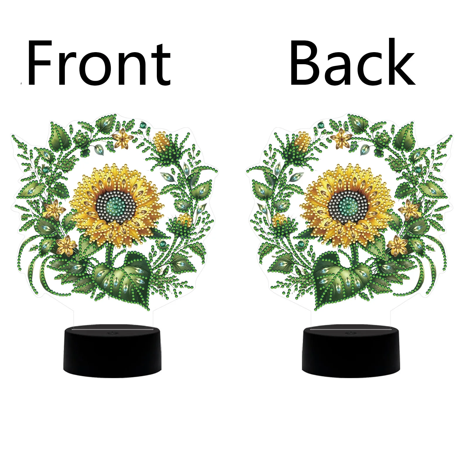 

Набор для творчества: Алмазная мозаика «Подсолнух» — ночник-светильник, подарок