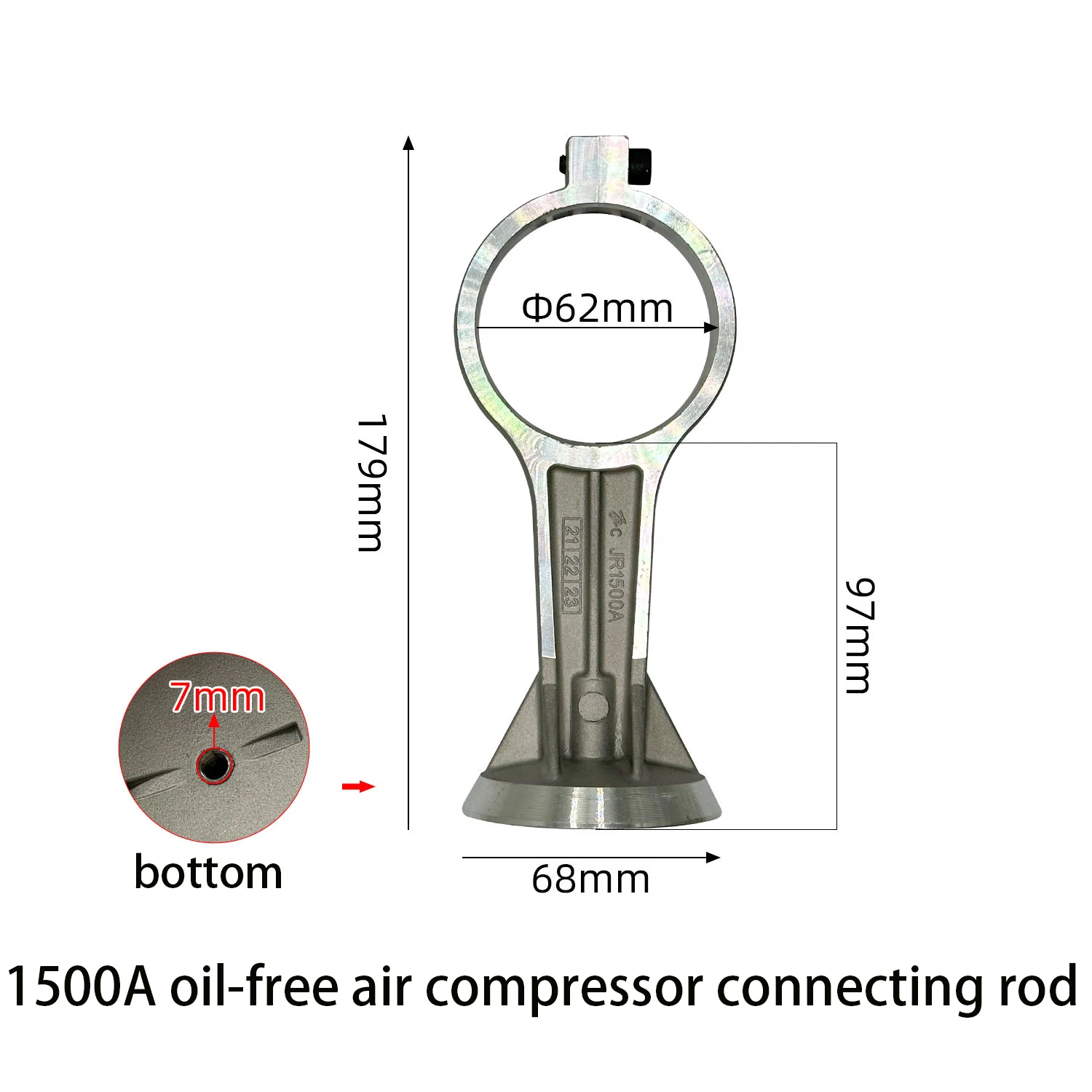 Air Compressor Connecting Rod /Pressure Plate For Oil-free Silent Air Pump 550W/750W/1100W/1500W Piston Ring Accessories