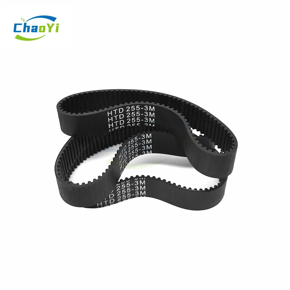 HTD 3M Rubber Timing Belt Length 246 249 252 255 258 261 264 267 270 273 276 279 282mm Width 15mm 252-3M 255-3M 3M Drive Belt