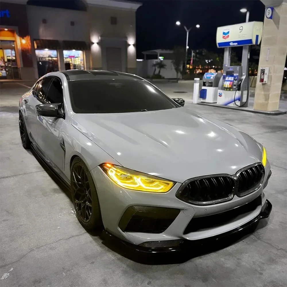 CSL Style Lemon Yellow DRL Daytime Running Lights For BMW F91 F92 F93 M8 G14 G15 G16 8Series 63119498647 63119498649 LED Chips