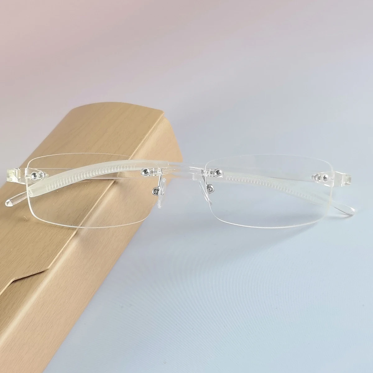 Transparent Glasses Frames Women Men Ultralight Clear Lens Eyewear Rimless Computer Eyeglass Frame Fashion Spectacles Ultralight