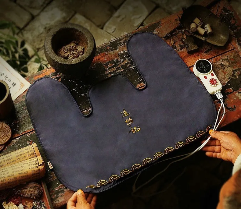 Moxa velvet hot compress cervical vertebra neck protection electric heating physiotherapy bag instrument moxibustion moxa bag