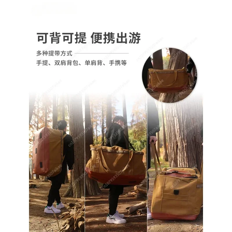 Outdoor Camping Equipment Storage Bag Tent Sleeping Bag Sundries Handbag Portable Home Storage Canvas Bag