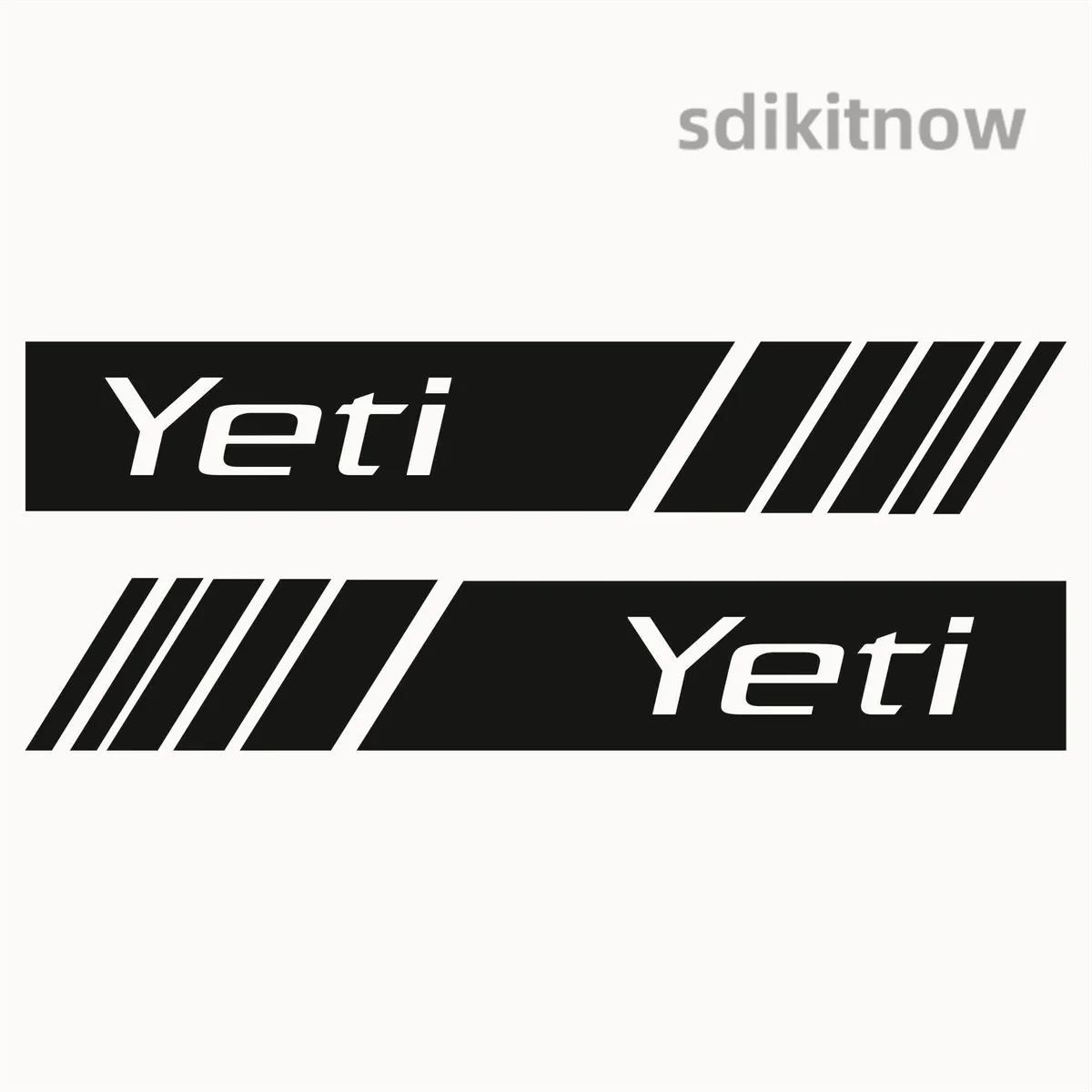 2pcs/lot Car Rearview Mirror Decal Sticker Styling Decoration For skoda yeti 2013 2014 2015 2016 2017 accessories